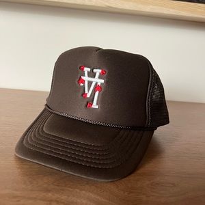 Upside down LA adjustable hat near perfect condition.